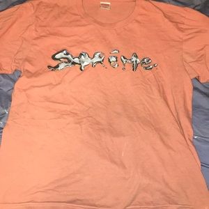 Supreme liquid metal tshirt